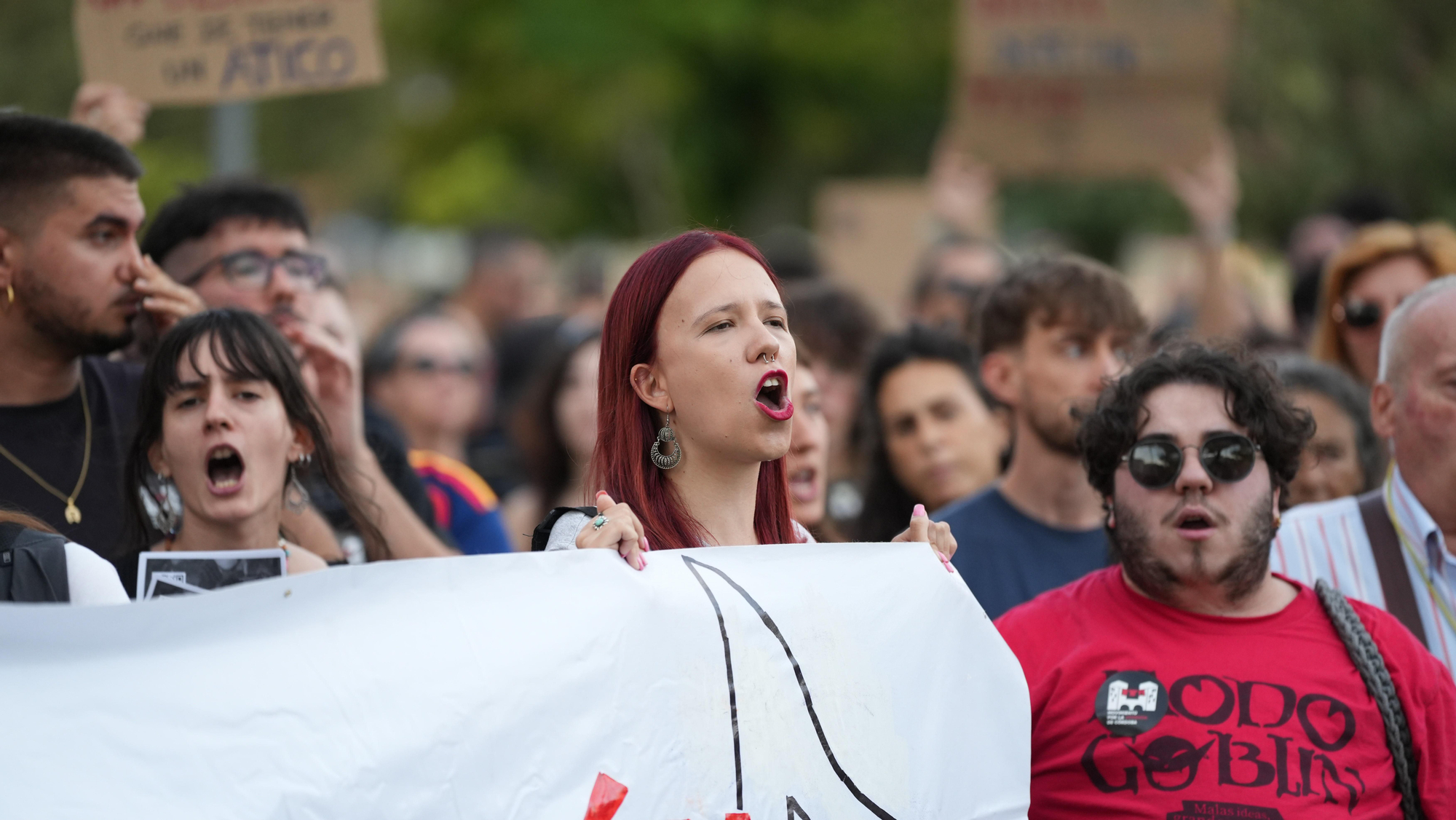 Concentración en Córdoba por la vivienda tras el desahucio de Maricarmen