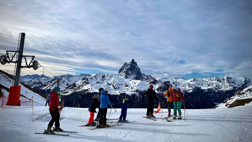 El Pic de Midi de Ossau desde la estación de Artouste