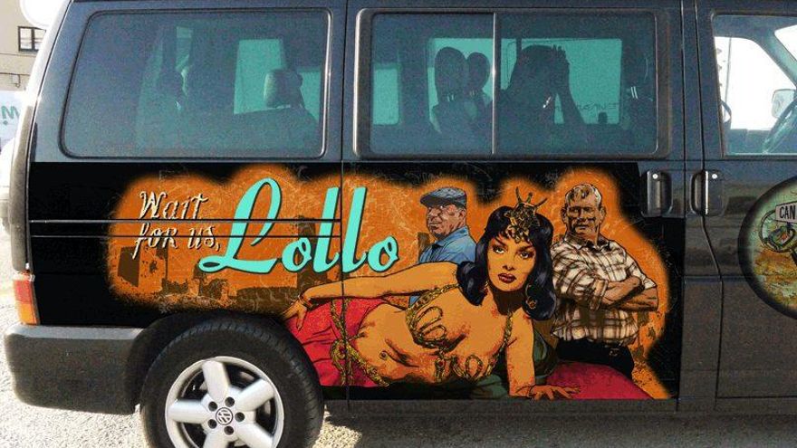 Furgoneta en la que los protagonistas del documental y el galés Tim Randall viajaron de Galicia hasta Roma.