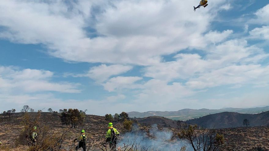 Controlado el incendio forestal de Liétor, en Albacete
