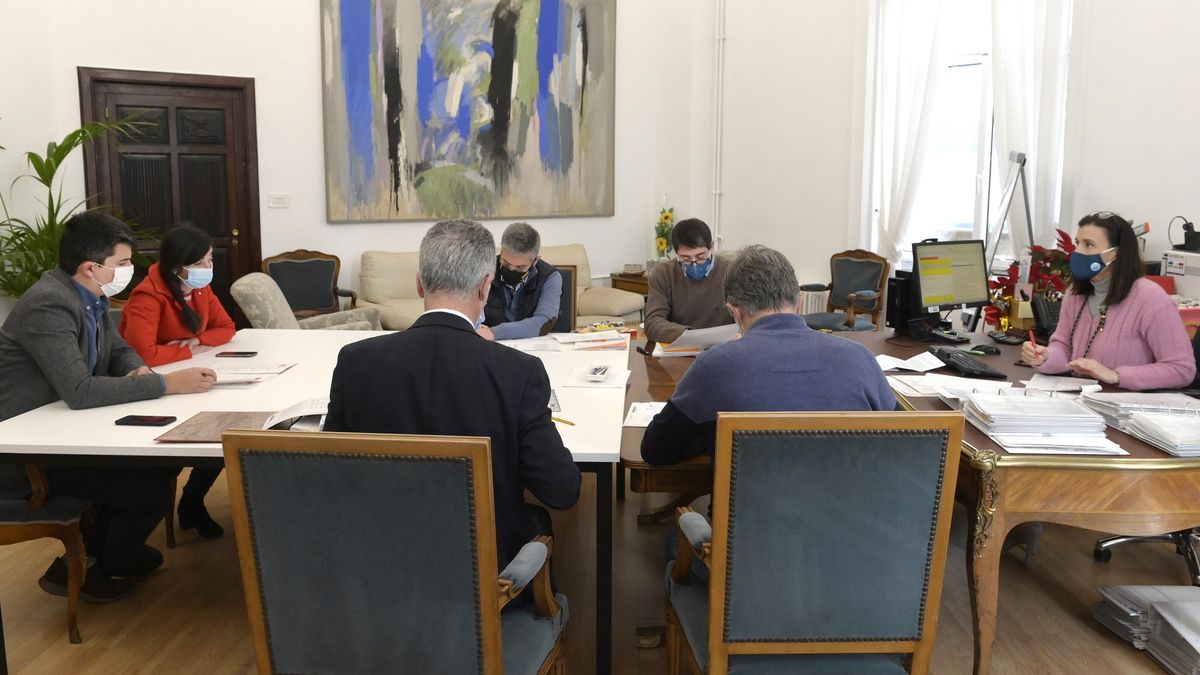 Reunión de la alcaldesa de Santander, Gema Igual, con el PSOE sobre los Presupuestos municipales de 2021
