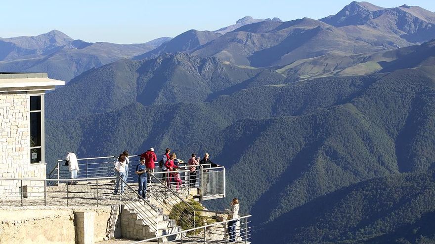 Vistas desde la estación superior de Fuente Dé.