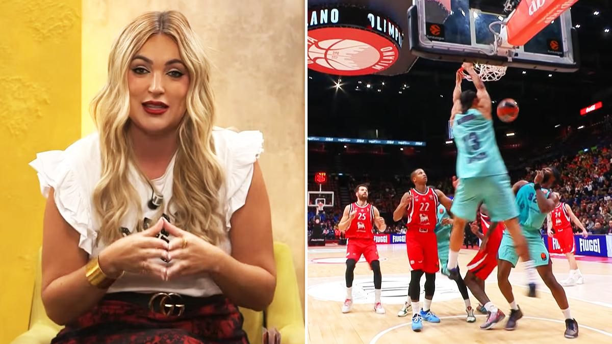Marta Riesco en 'El Sótano' / Partido entre Barcelona y Milano en la Euroliga de baloncesto