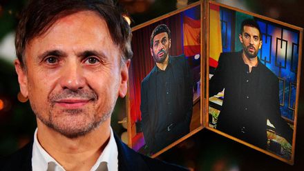 Letizia Ortiz reporting for Telediario in Segovia, spain.