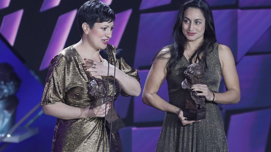 Esther Ballesteros y Ana Rubio se alzan con el Goya a Mejores efectos especiales por 'Modelo 77'