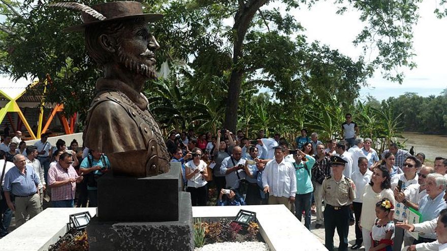 México conmemora 500 años de la llegada del español Grijalva a sus costas