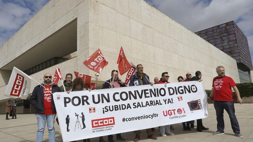 Los trabajadores en RTVCyL acuerdan ocho jornadas de huelga para abril