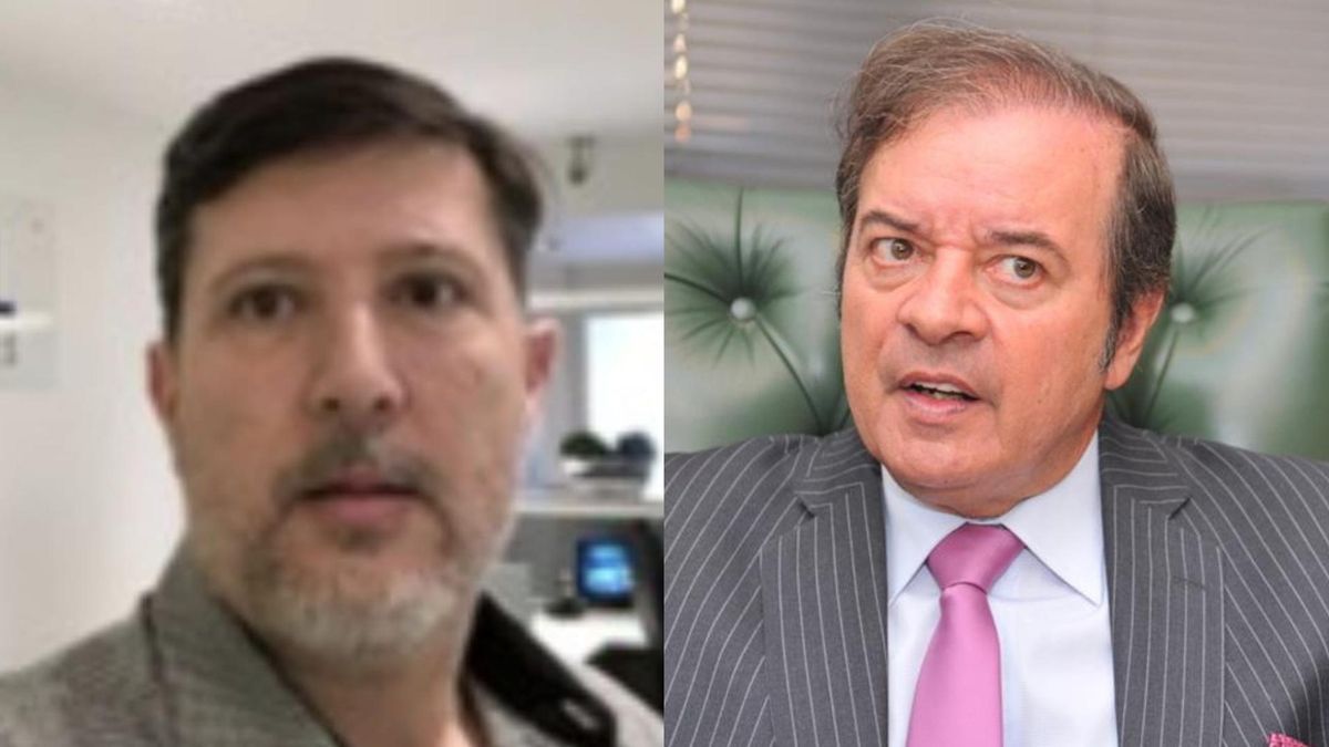 Cristian Auguadra, director de la División de Asuntos Internos de la SIDE, y el juez federal de Morón, Jorge Rodríguez.