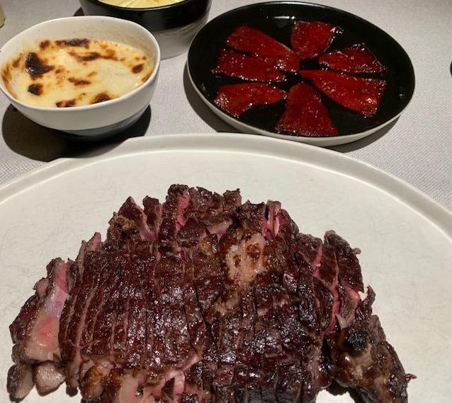 Ribeye y su guarnicion