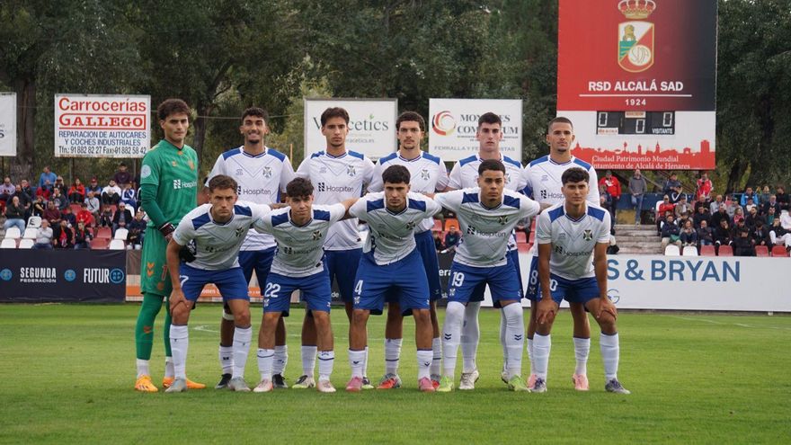 El Tenerife B perdona dos veces al Alcalá y pierde de visitante por primera vez