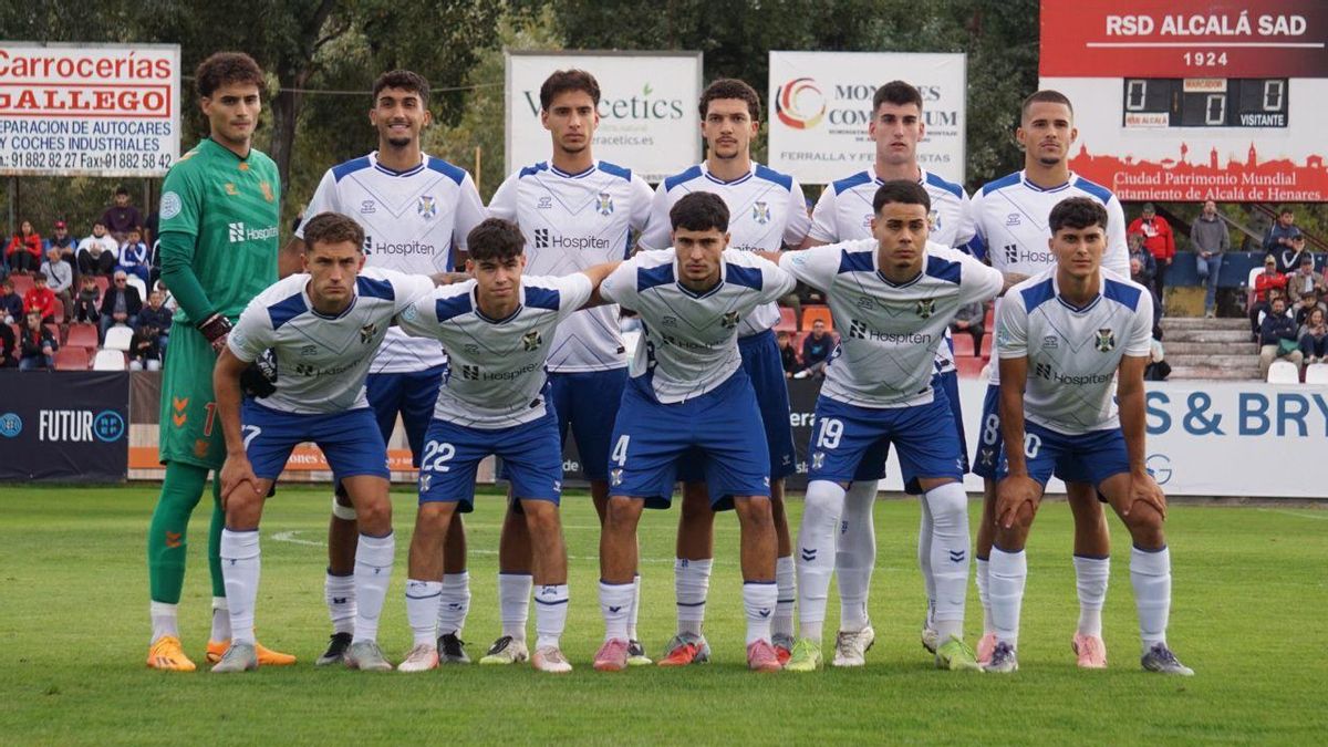 Formación del Tenerife B en Alcalá