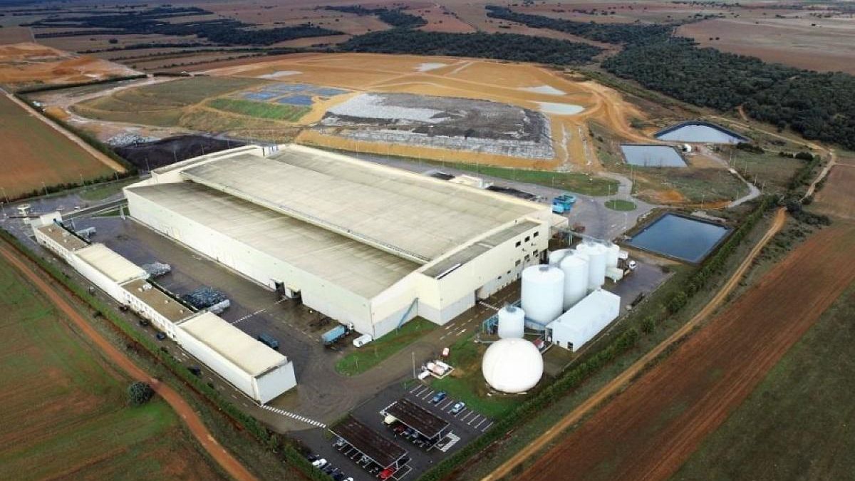 Vista aérea del CTR de San Román de la Vega