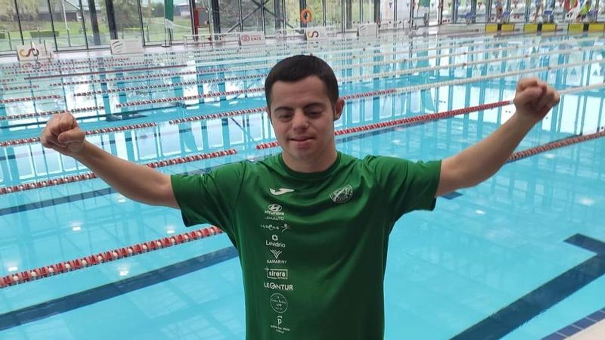 Pablo Rodríguez logra un subcampeonato de España de natación adaptada en Vitoria
