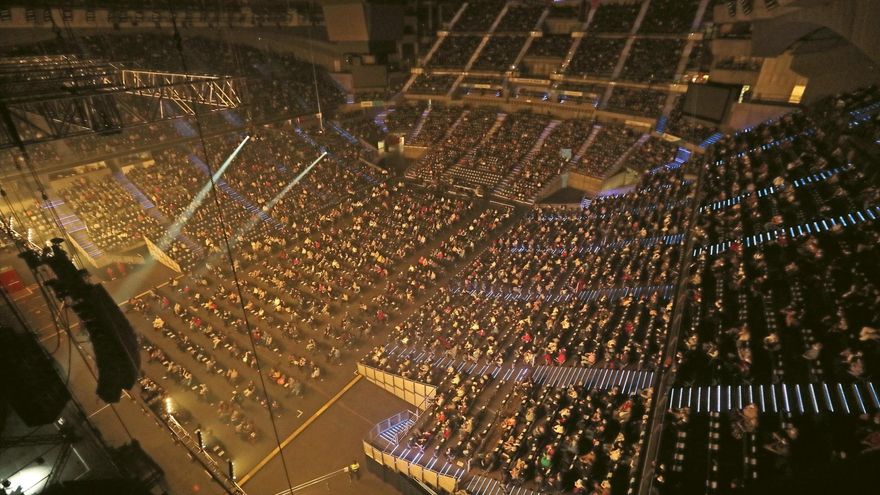 Concierto de Raphael en el Wizink Center.