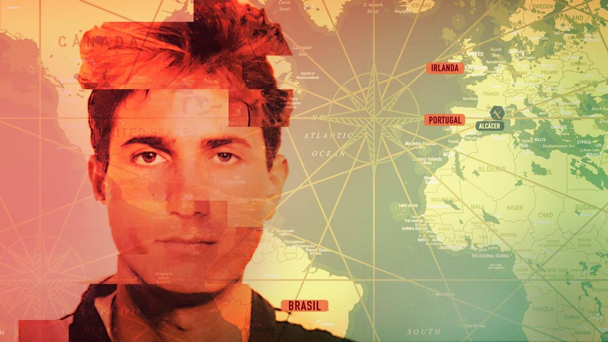 Mapa de la fuga de Antonio Anglés.