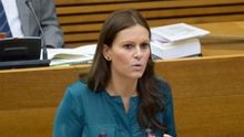 Beatriz Gascó (PP), en las Corts Valencianes.