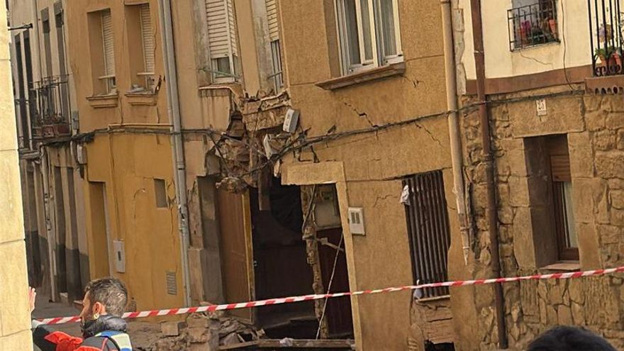 Tres casas en proceso de colapso y 18 inmuebles desalojados en Cenicero