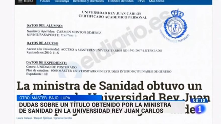 La información en el Telediario Matinal de TVE