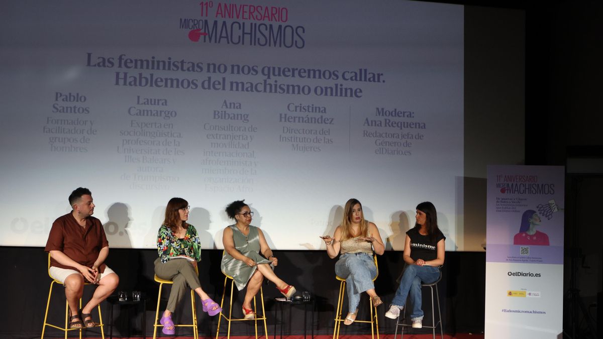 La mesa de debate en el 11º aniversario de Micromachismos.