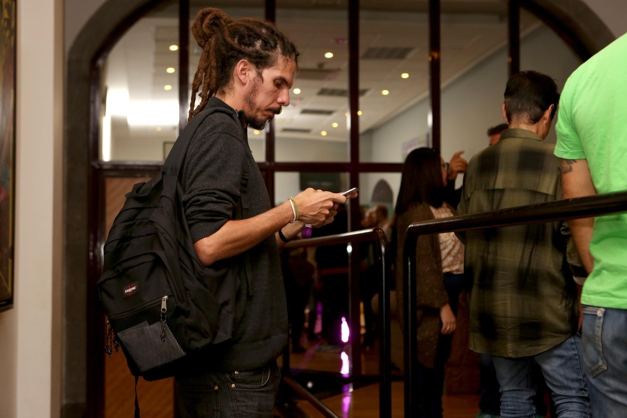 El diputado Alberto Rodríguez en el acto de Pablo Echenique en el CICCA (ALEJANDRO RAMOS)