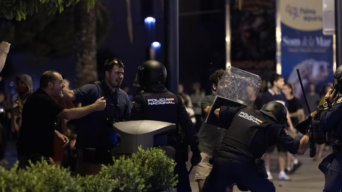 La Policia acusa set manifestants dels disturbis ocorreguts després de la protesta contra la turistificació a Palma