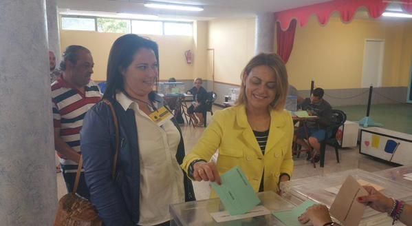 La candidata de Unidos por Gran Canaria, Ángeles Batista.