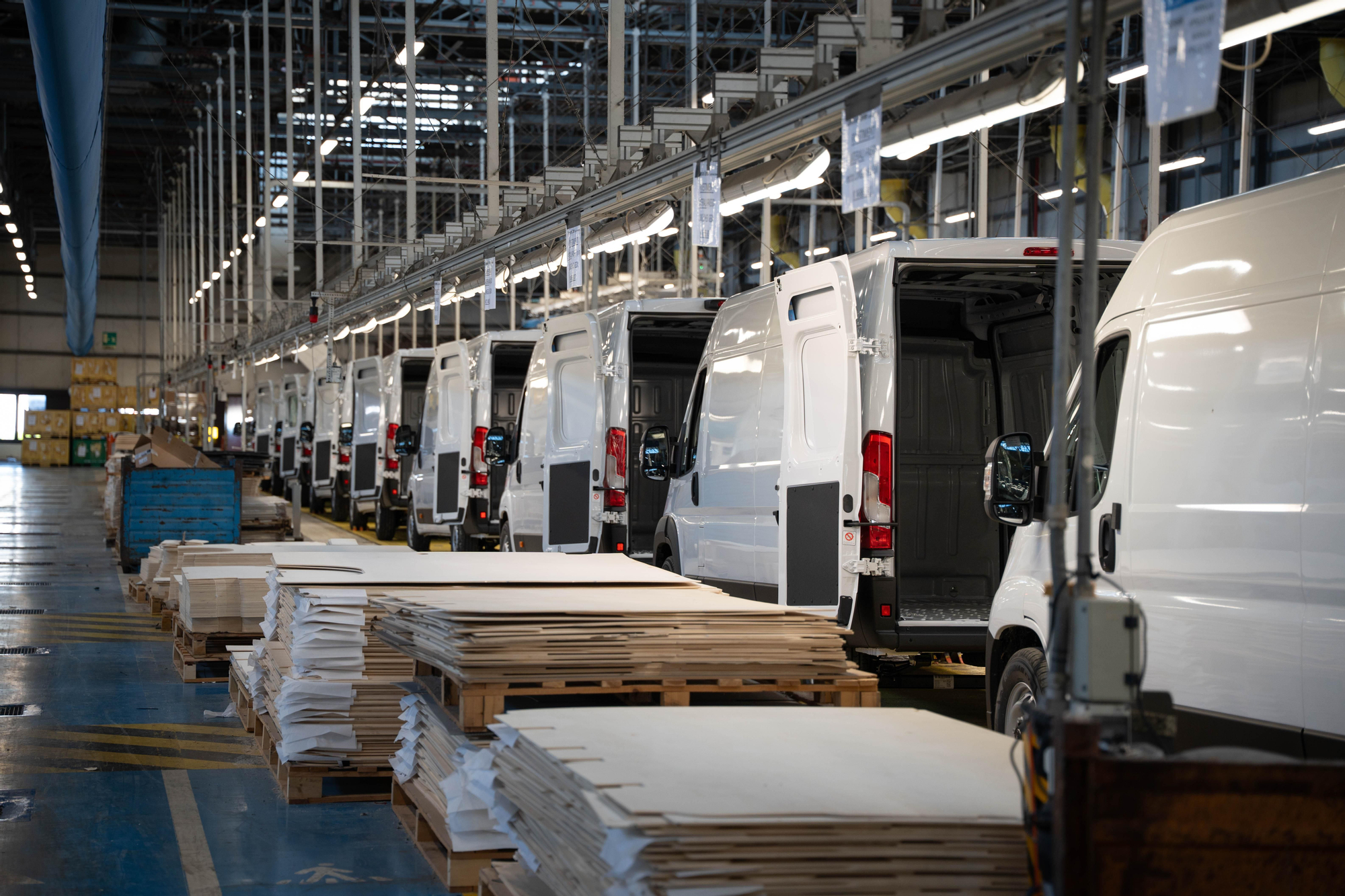 Una planta de fabricación de vehículos comerciales de Stellantis.