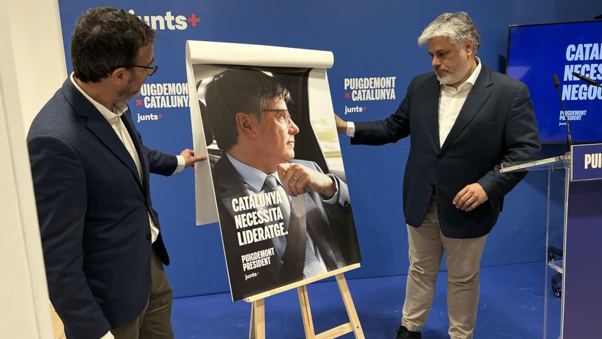 Puigdemont lanza una campaña de confrontación con Illa pero con la promesa de negociar con Sánchez