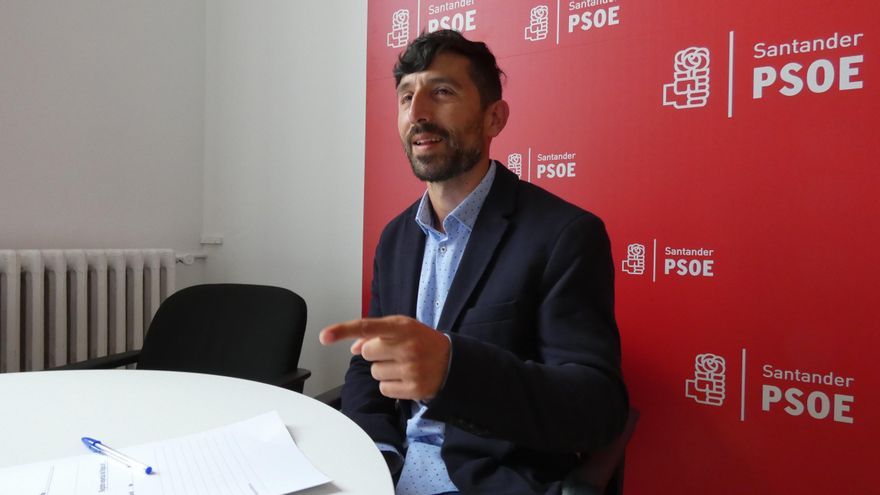 Alberto Torres, durante la entrevista con elDiario.es.