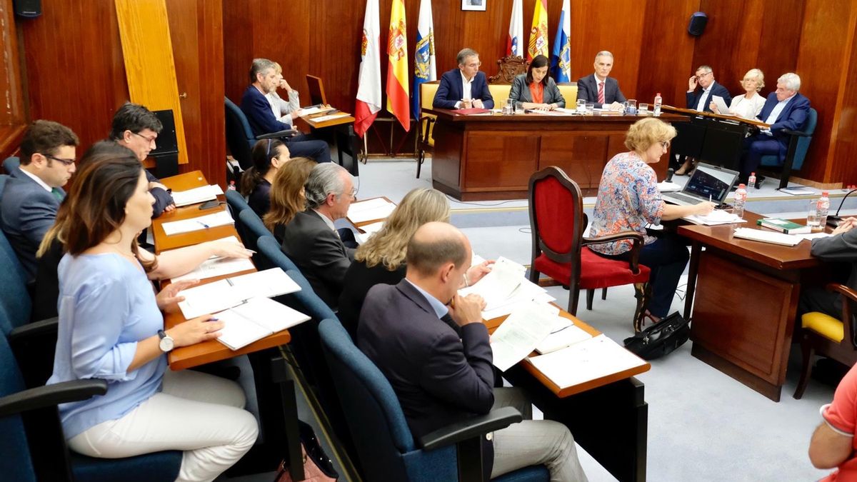 Pleno del Ayuntamiento de Santander.