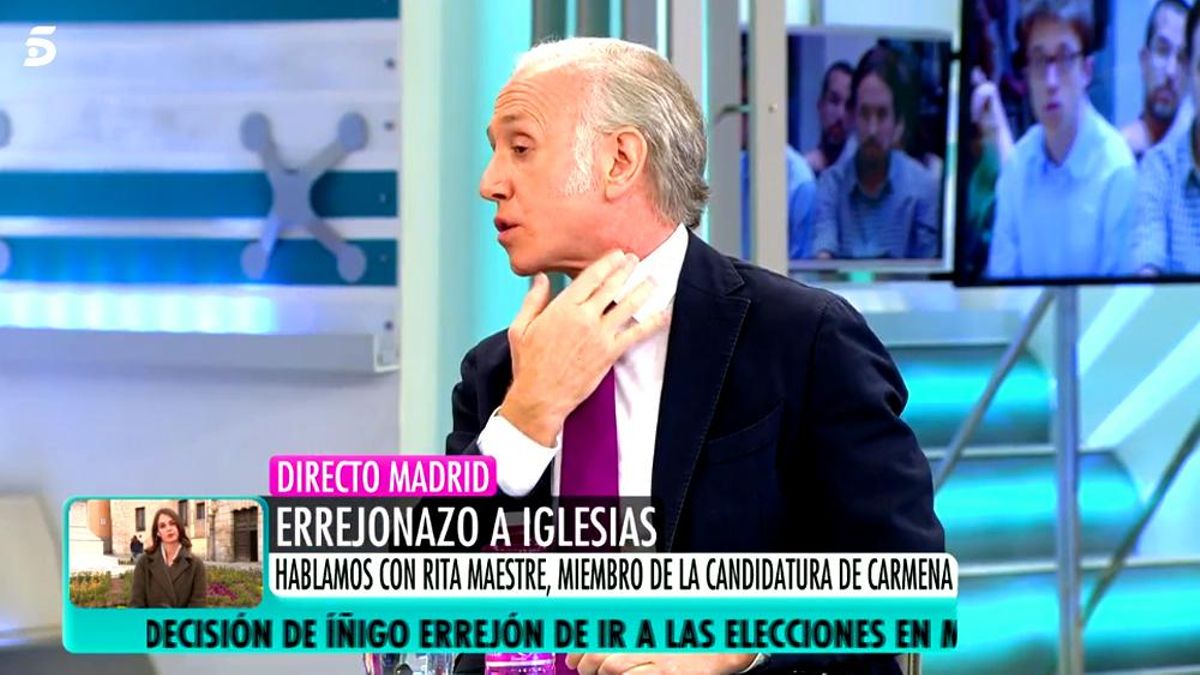 Eduardo Inda denunciará una "agresión" con una cámara en los pasillos de Telecinco: "Un golpe en el cuello"