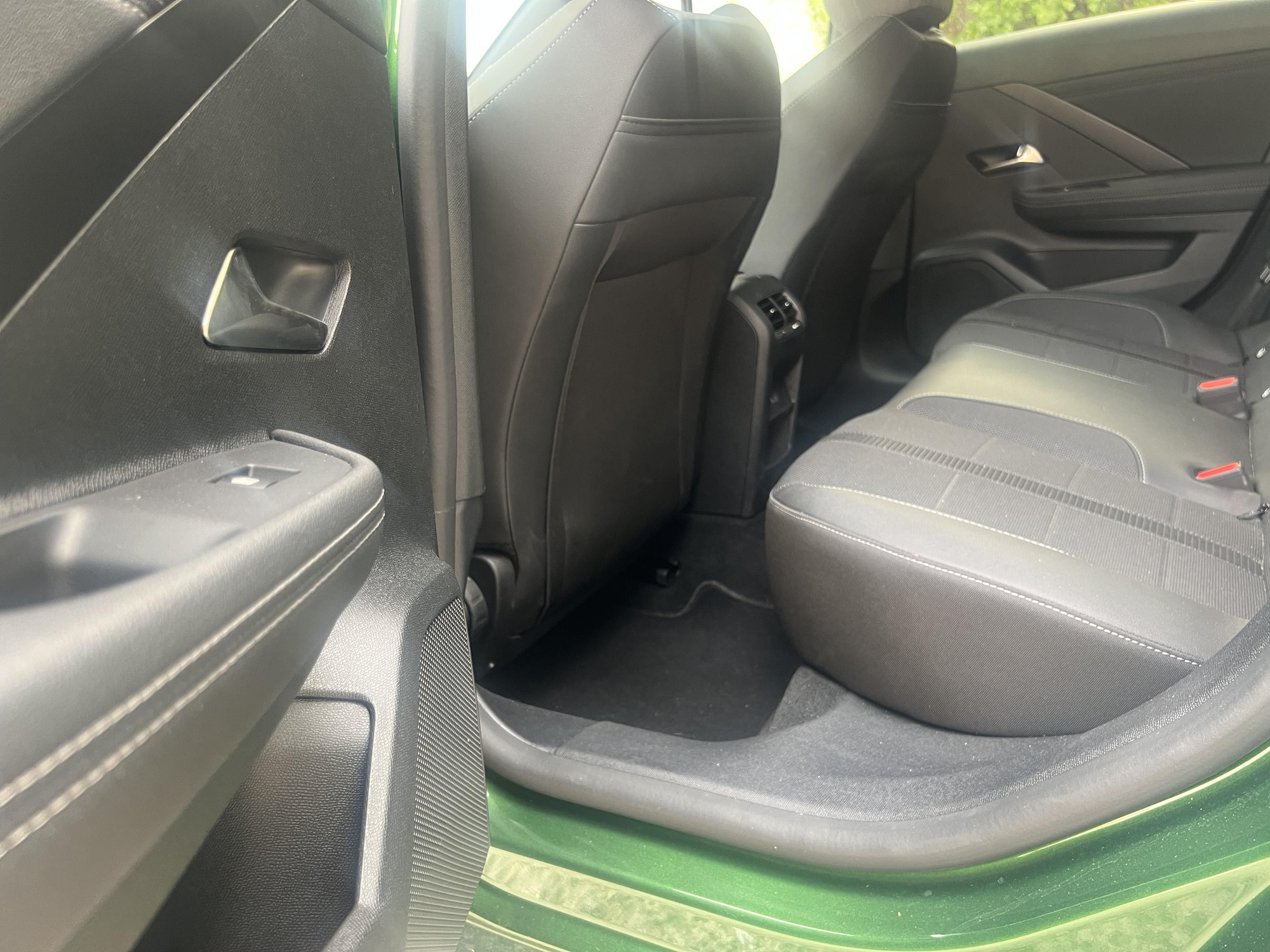 Detalle de las plazas traseras del Opel Astra Sports Tourer.