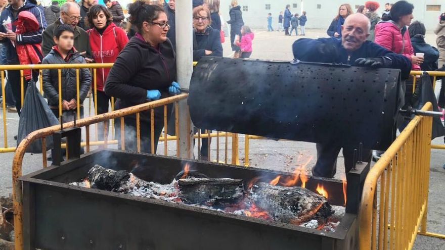 Magosto en el Colegio San Claudio.