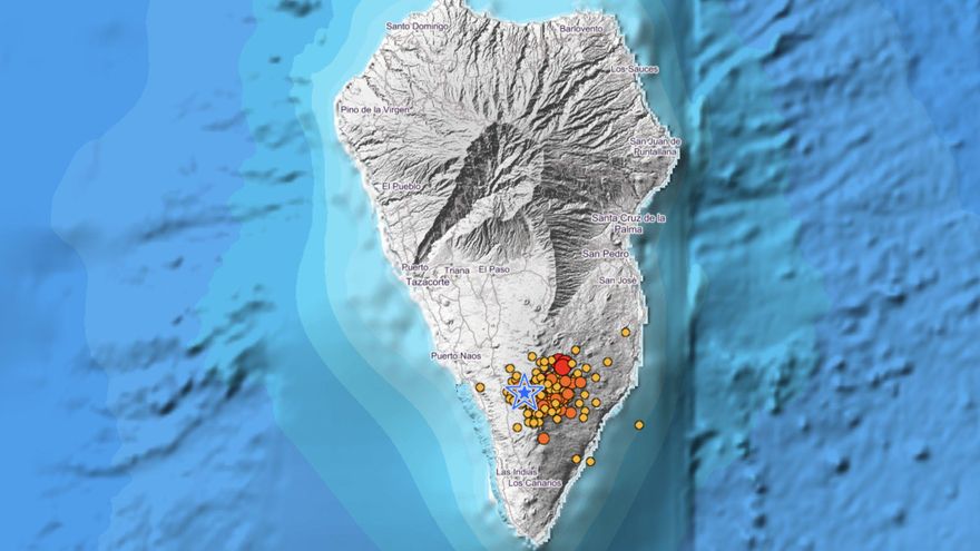 La Palma registra en las primeras horas de este viernes 51 terremotos, el mayor de magnitud 4,2