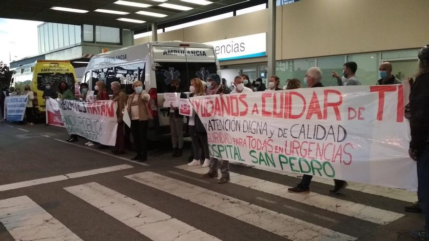 La protesta de Urgencias se trasladará al Palacete el próximo martes