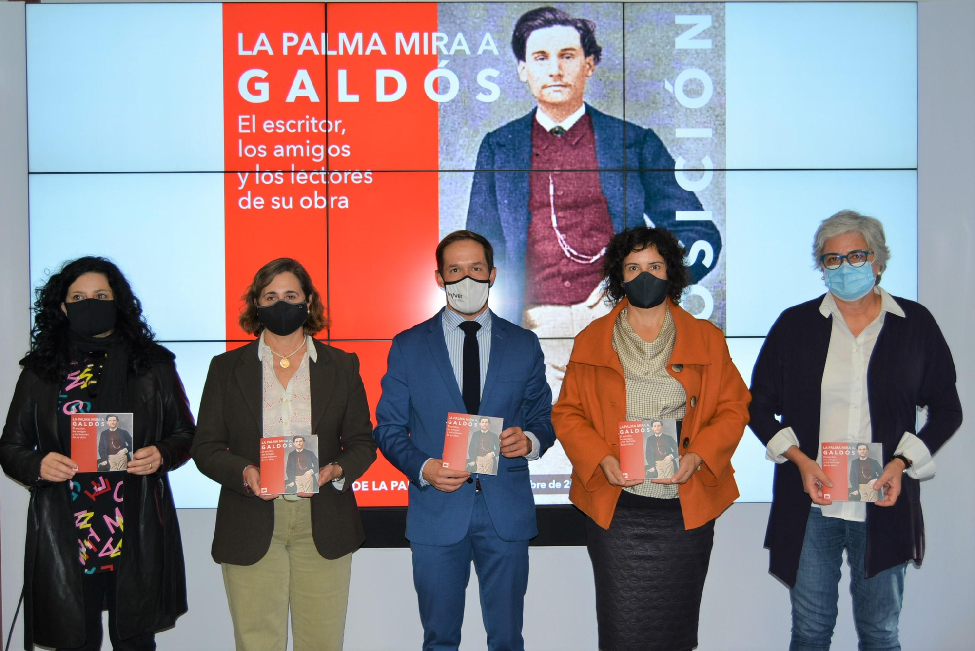 Inauguración de la muestra sobre Galdós.