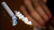 Cocaína y un billete de 20 euros