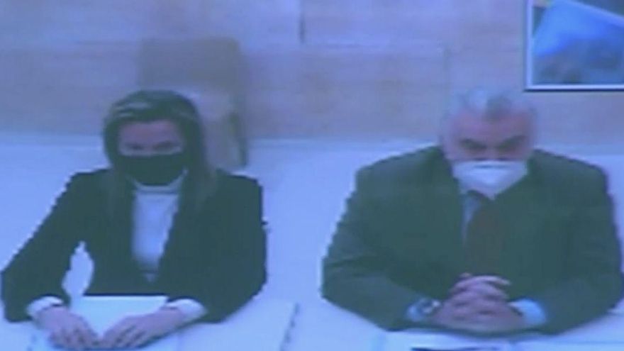 Comparecencia de Bárcenas por videollamada.