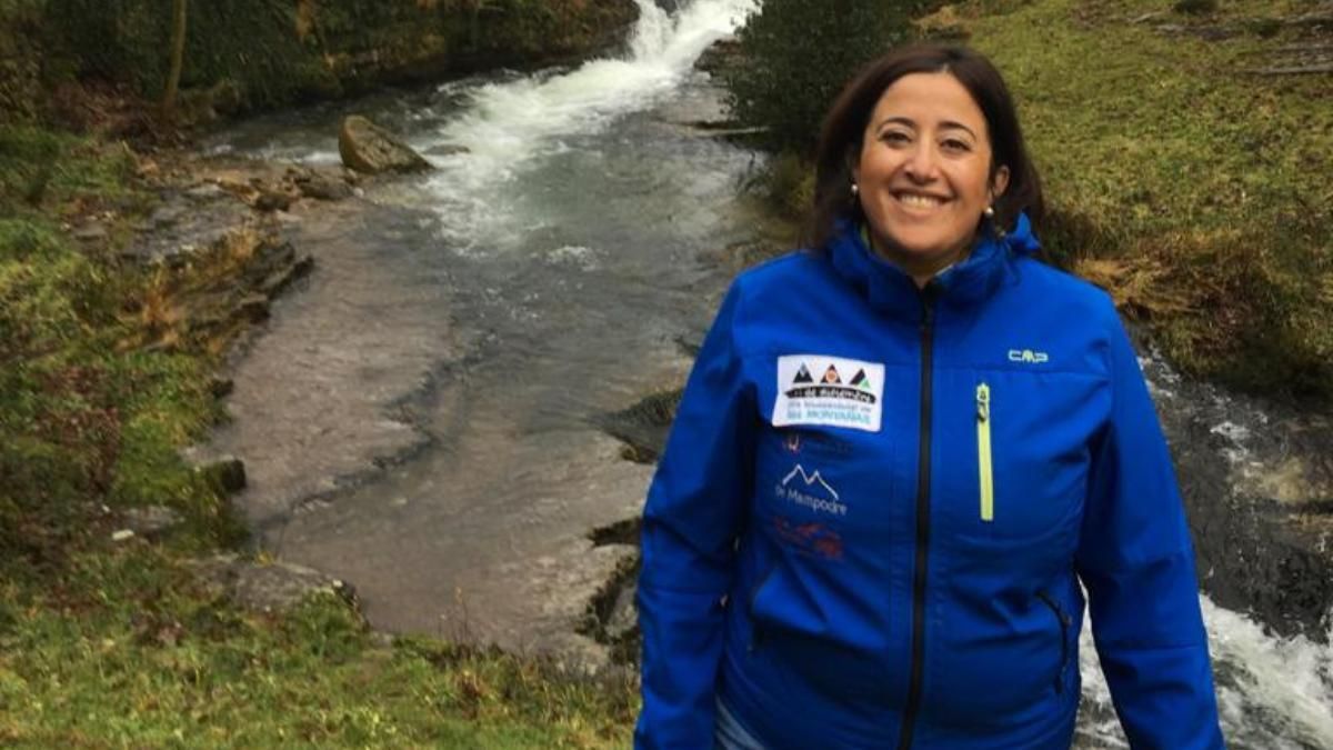 Beni Rodríguez Fernandez, gestora de la reserva de biosfera Alto Bernesga y técnico de gestión ambiental del Ayuntamiento de La Pola de Gordón