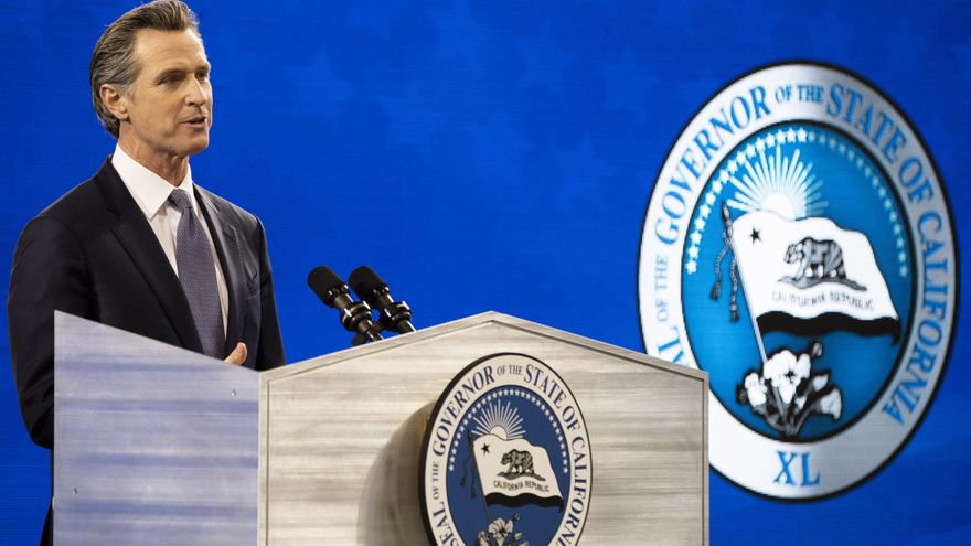 En la imagen, el gobernador de California, Gavin Newsom. EFE/Etienne Laurent/Archivo