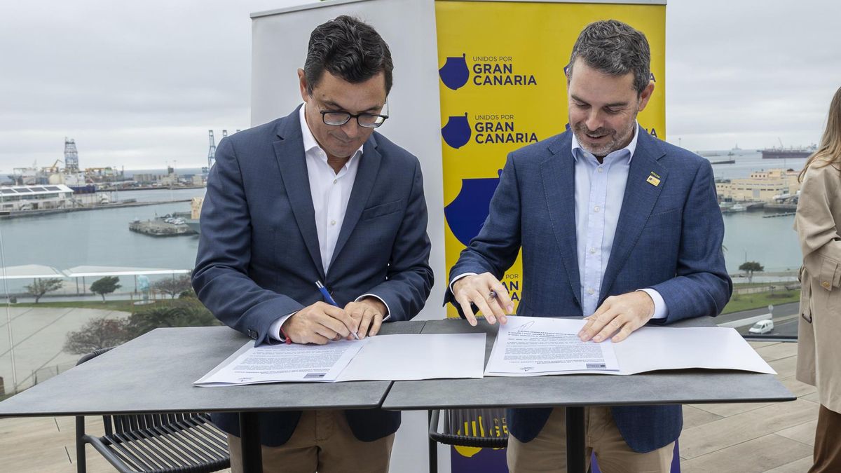 CC y UxGC firman un acuerdo de confluencia nacionalista en Gran Canaria: "No es simplemente un acuerdo electoral"