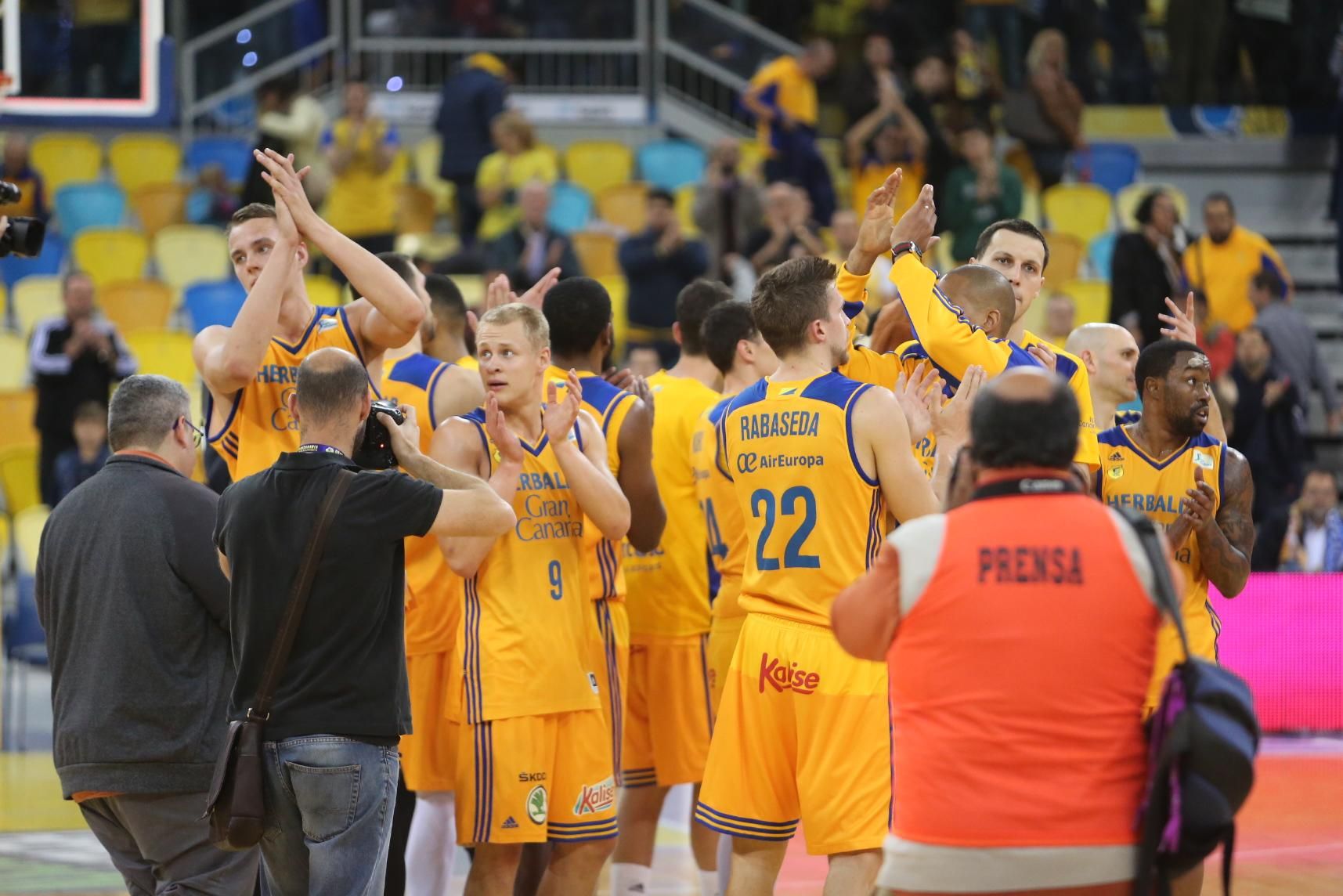 Imagen del encuentro Herbalife Gran Canaria - ICL Manresa. (Alejandro Ramos).