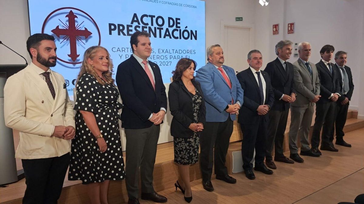 Presentación de los cartelistas, pregoneros y exaltadores del año cofrade 2027.