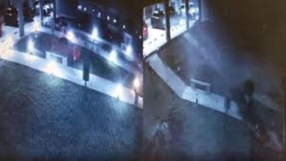 Así fue el derrumbe del estacionamiento de un edificio en Parque Patricios