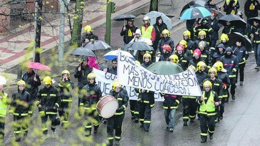 Protesta de los bomberos de Guadalajara / Nacho Izquierdo