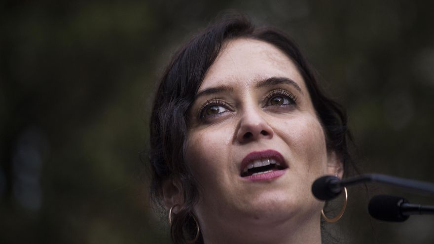 La presidenta de la Comunidad de Madrid y candidata a la reelección, Isabel Díaz Ayuso