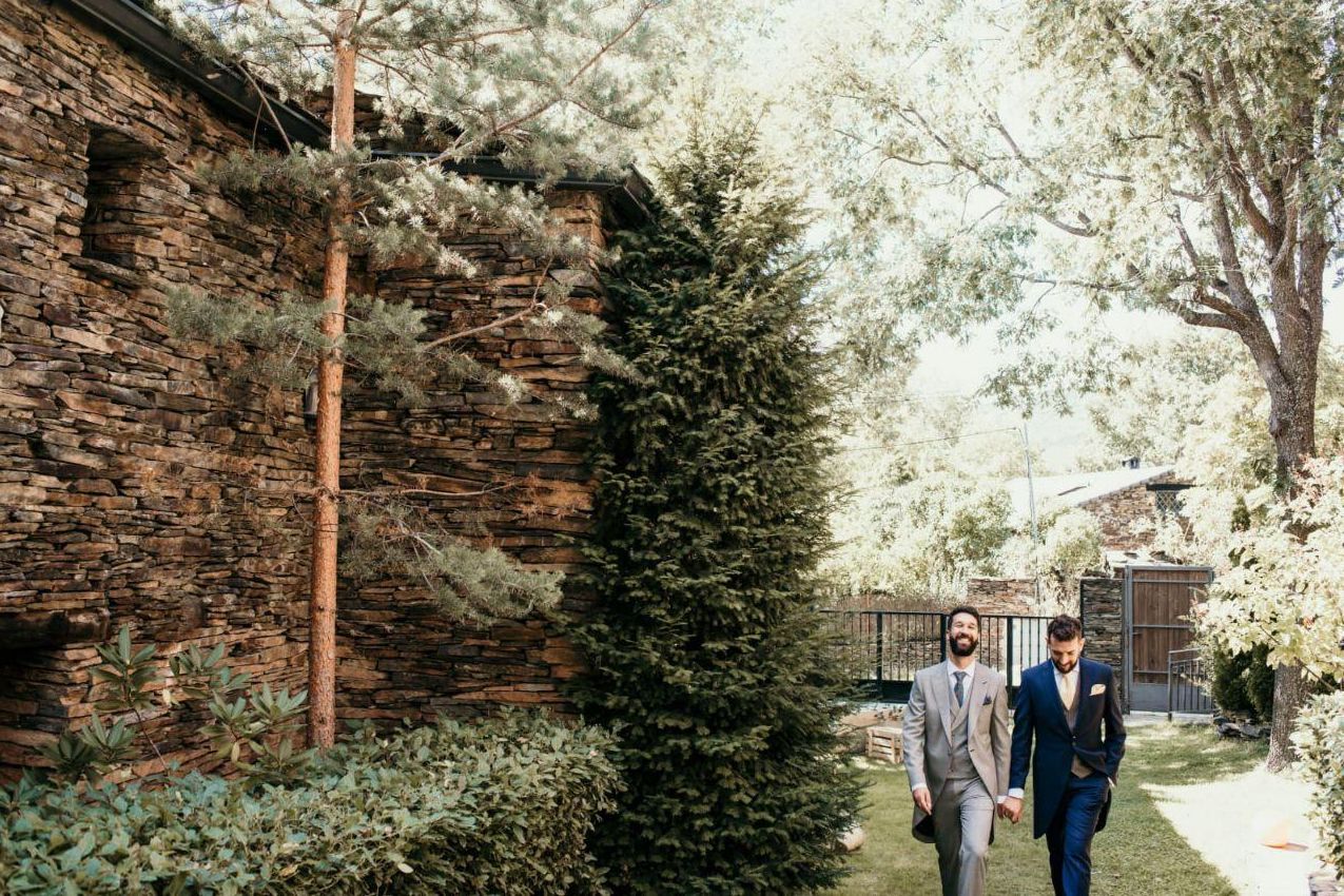 Una instantánea de la boda de Jorge Barros Sáez y Francisco José Martínez Jiménez