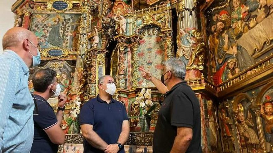 Retablo barroco de la Iglesia de Santo Tomás Apóstol en Otero de Sanabria. // JCyL / ICAL
