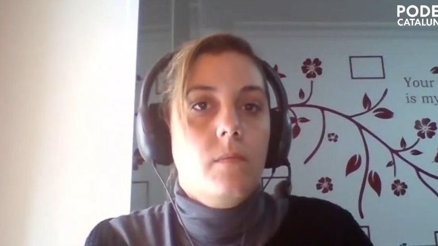 La coordinadora autonómica de Podem Catalunya, Conchi Abellán