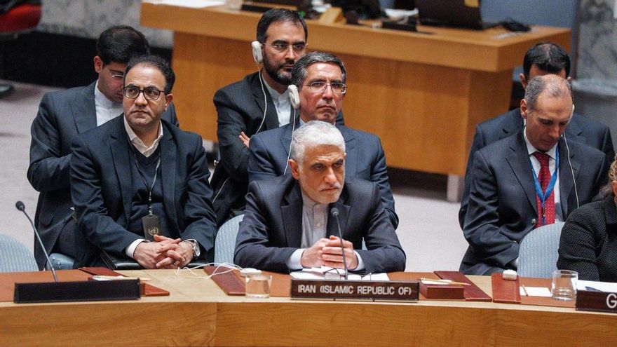 Fotografía de archivo del embajador iraní ante Naciones Unidas, Amir Saeid Iravani.